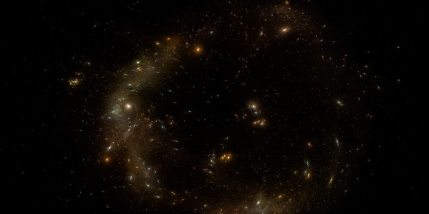 Fond de champ d'étoiles Texture de fond de l'espace étoilé