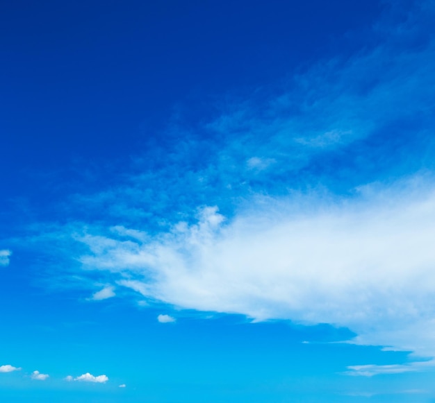 fond de ciel bleu avec de minuscules nuages