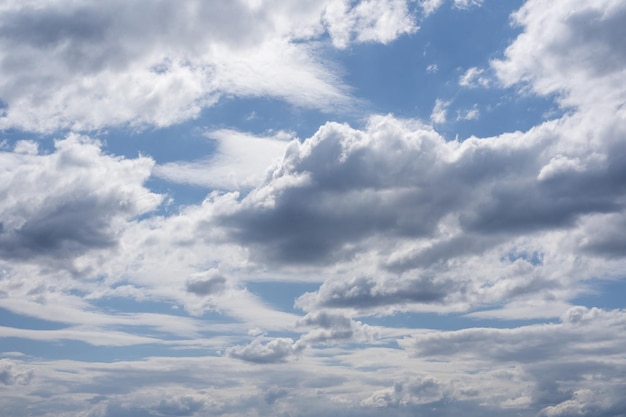 fond de ciel bleu avec des nuages.