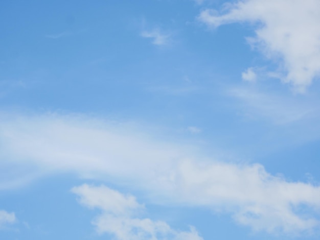 Fond de ciel bleu avec de petits nuages transparents