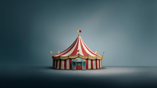 Fond de cirque Illustration AI GenerativexA