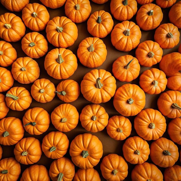 fond de citrouilles décoratives