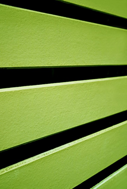 Fond De Clôture En Bois Horizontal De Couleur Vert Citron