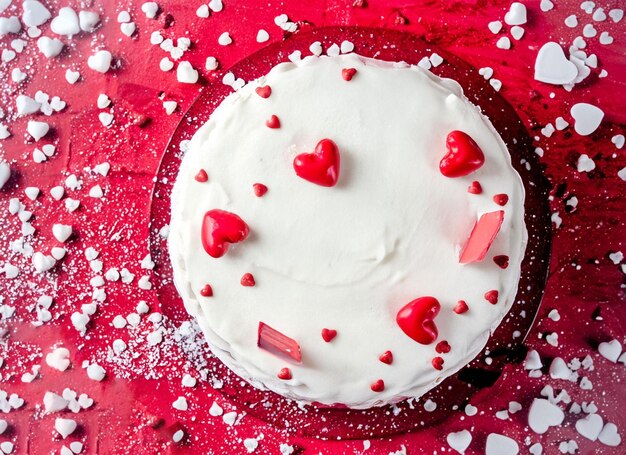 fond des cœurs du jour de la Saint-Valentin