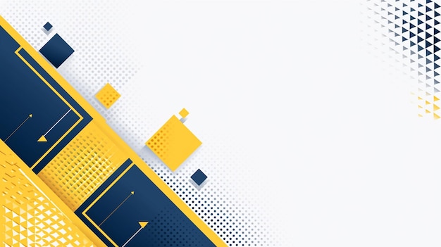 un fond coloré avec un carré jaune et le mot le mot dessus
