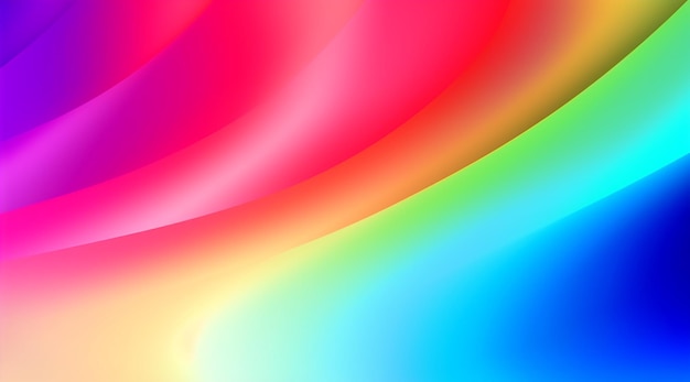 un fond coloré d'un cercle de couleur arc-en-ciel
