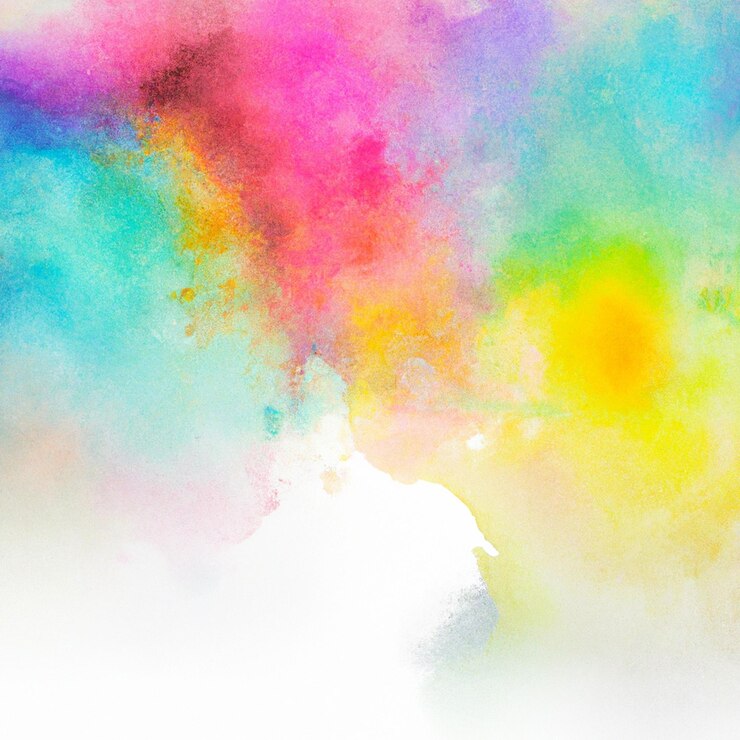 Photo un fond coloré avec un fond blanc et un fond bleu avec un nuage blanc
