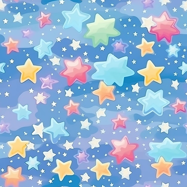 Un fond coloré avec un motif en étoile