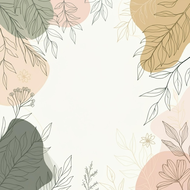un fond coloré avec un motif floral et les mots " printemps "