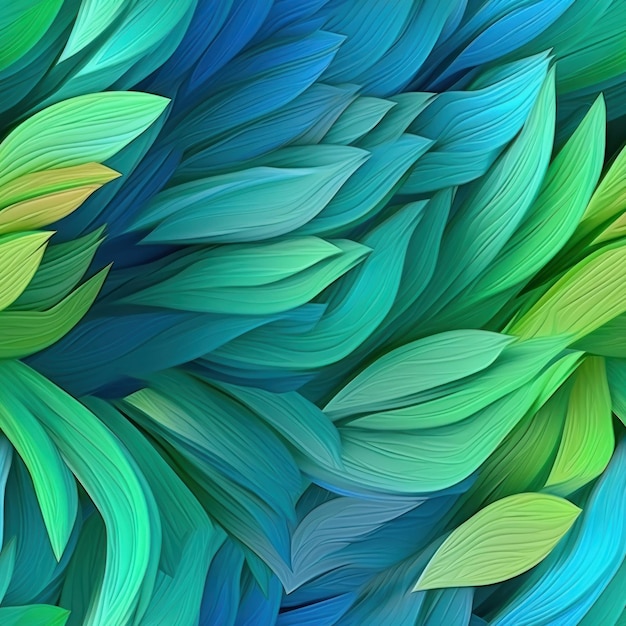 Fond coloré avec un motif de plumes.