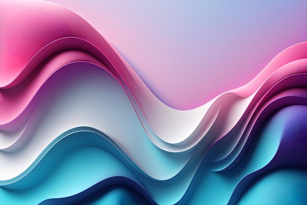 Un fond coloré avec un motif de vagues.