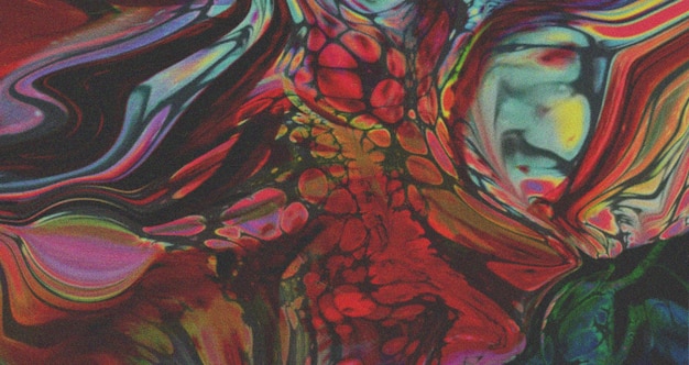 Photo fond coloré de texture de cellule psychédélique sombre