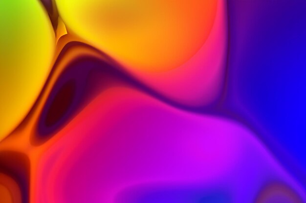 un fond coloré d'un verre de couleur arc-en-ciel