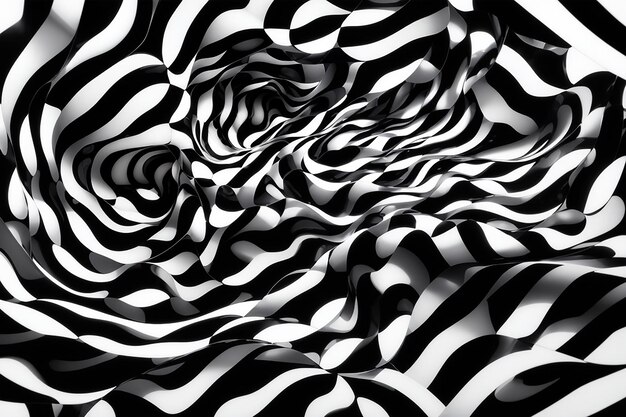 Un fond de conception inspiré du mouvement d'art optique Op Art