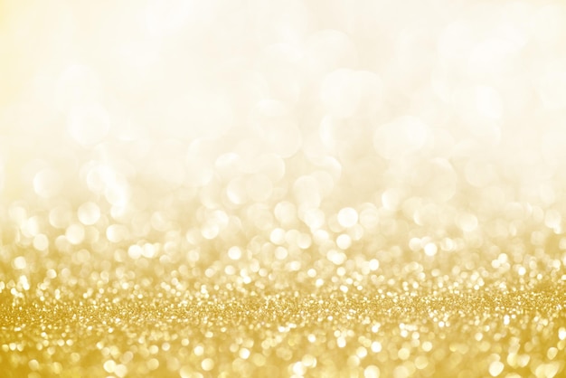 Photo fond conçu de confettis de texture de paillettes dorées scintillantes