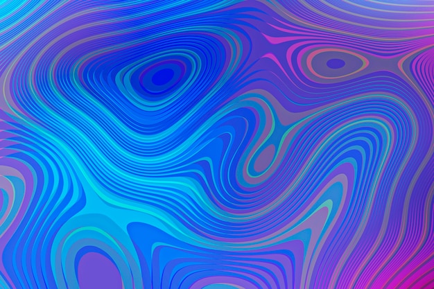 Fond de courbe de couleur bleue abstraite
