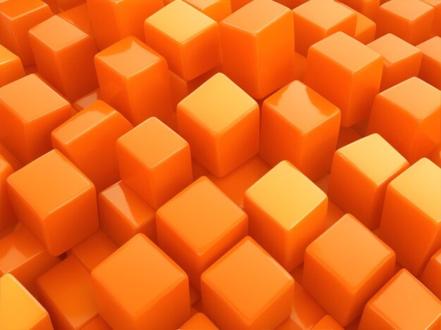 Fond de cubes de caramel sucré orange