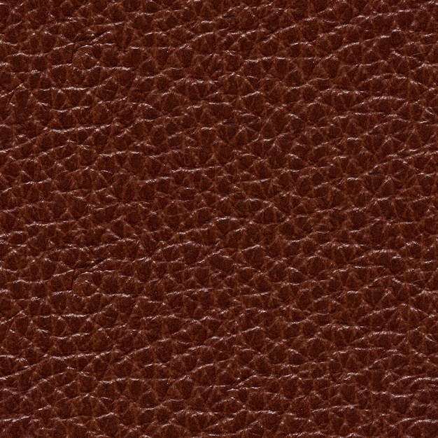 Fond en cuir dans un ton chocolat élégant motif de texture exclusif brillant carrelage de texture carrée sans couture prêt