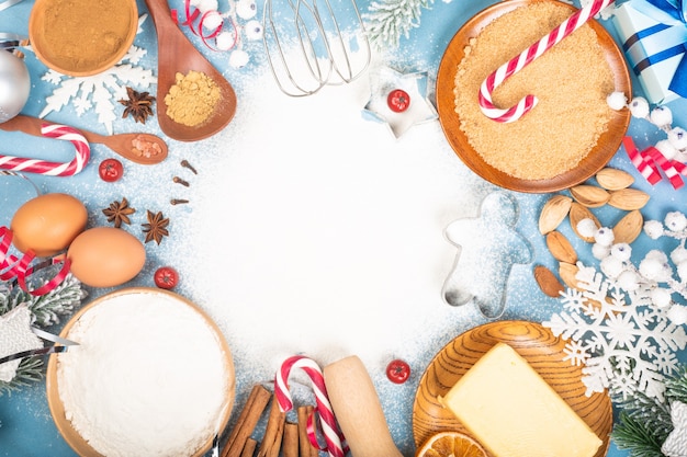 Fond de cuisson des biscuits de Noël