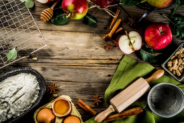 Fond de cuisson de tarte aux pommes