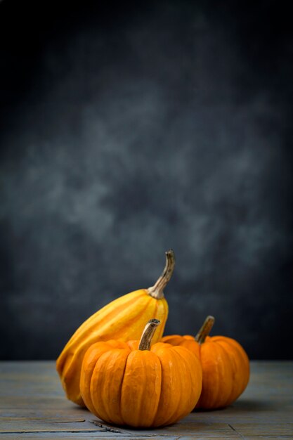 Fond de décoration de Halloween citrouilles