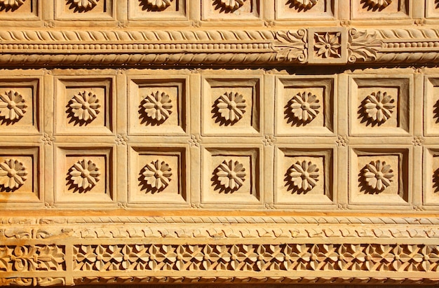 Fond de décoration ornée de l'Inde