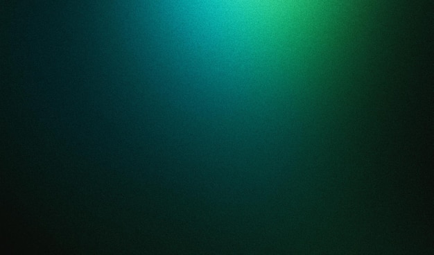 Fond dégradé de couleur foncée lumières bleues vertes fond noir granuleux texture de bruit en-tête de page Web