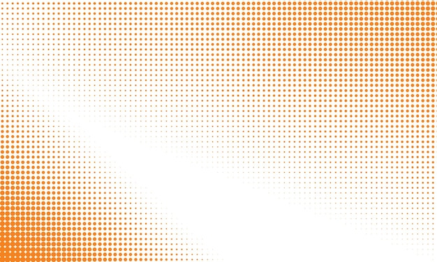 fond à demi-ton avec couleur orange