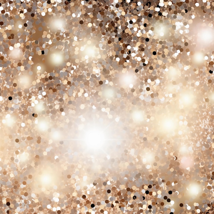 Photo un fond doré avec une lumière qui brille dessus