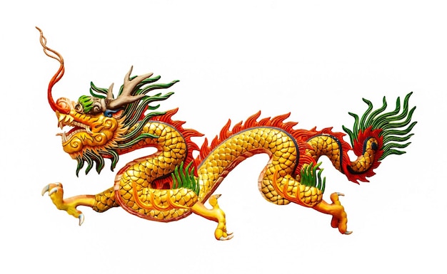 fond de dragon de dessin animé chinois