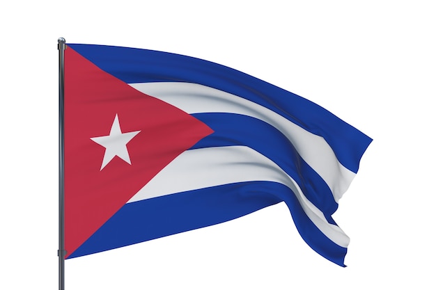 Fond avec le drapeau de cuba