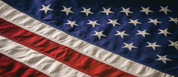 Fond de drapeau des États-Unis bouchent le symbole de la fête nationale de l'Amérique des États-Unis