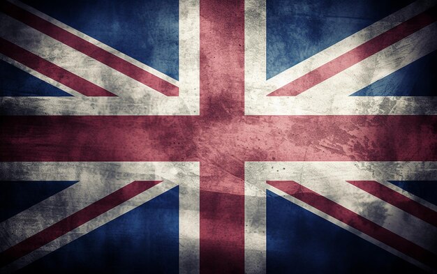 Fond de drapeau Union Jack grunge