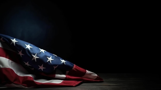 Fond de drapeau USA Illustration AI GenerativexA