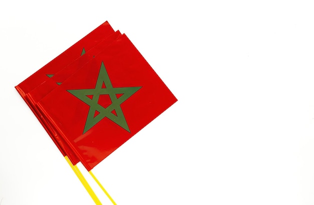 Fond de drapeaux du Maroc