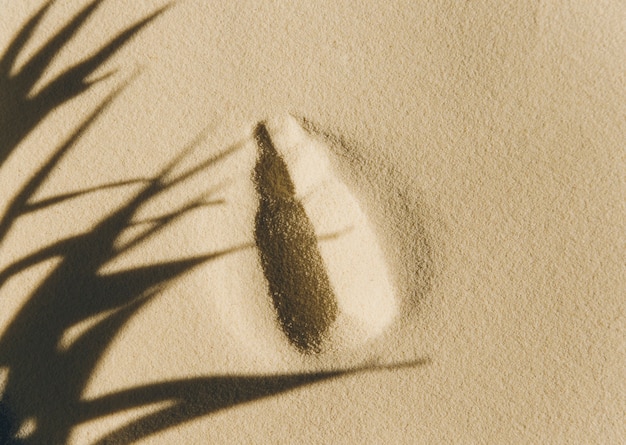 fond avec du sable pastel pour la présentation du produit Défilé pour la démonstration de