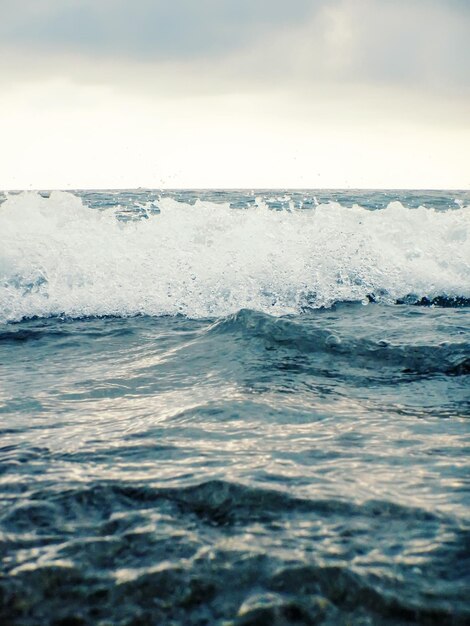 Fond d'eau de mer, vague Close Up