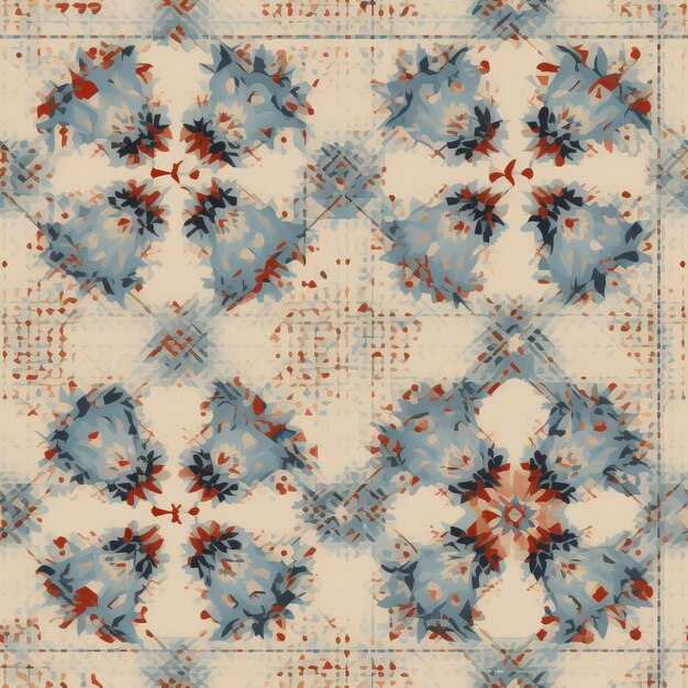 fond d'échecs à motif textile classique