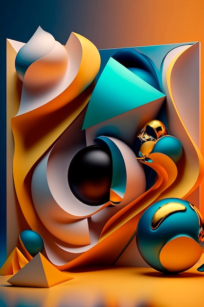 Fond d'écran abstrait coloré moderne