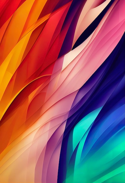 Fond d'écran abstrait lignes liquides couleurs vives fond abstrait coloré lisse