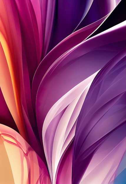 Fond d'écran abstrait rose violet et bleu lignes liquides couleurs vives fond abstrait coloré lisse