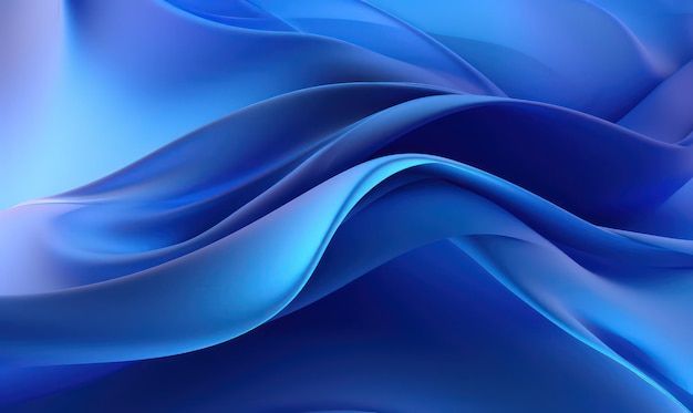 Fond d'écran abstrait de vagues bleues pour l'arrière-plan de bureau et les projets de conception