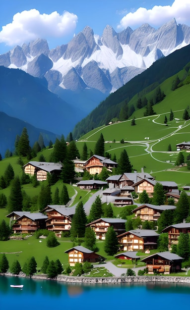 Fond d'écran des Alpes en Suisse