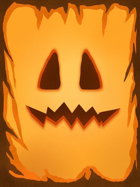 Fond d'écran citrouille mignon halloween illustration