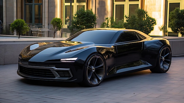 Fond d'écran de conception de voiture concept futuriste