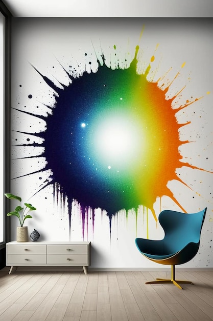 Photo fond d'écran créatif fond style simple illustration coloré art abstrait forme de bannière
