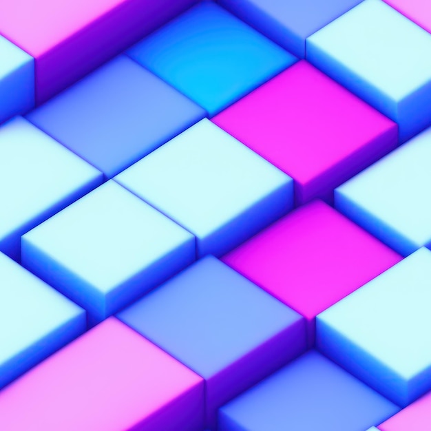 Un fond d'écran d'un cubes colorés