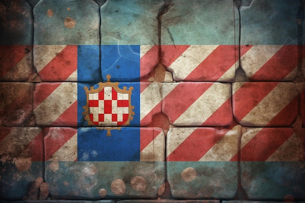 Fond d'écran du drapeau de la Croatie