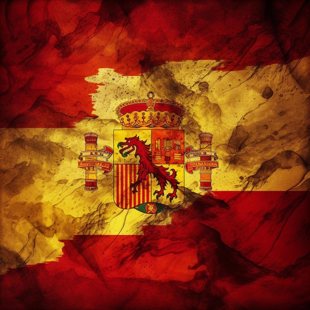 Fond d'écran du drapeau de l'Espagne