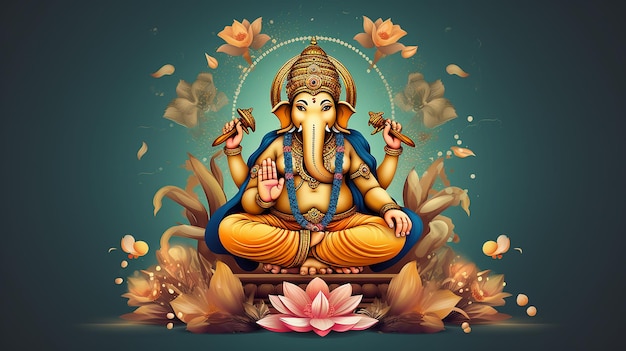 Fond d'écran Ganesh 3D